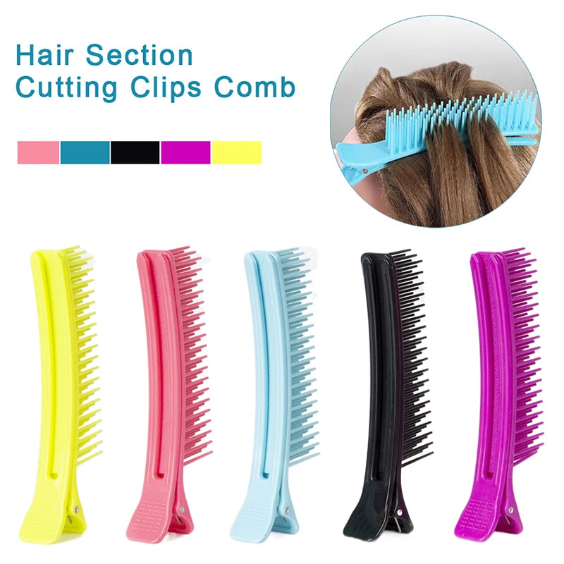 Salon Hair Sectioning Clip Comb | DIY Styling & Dyeing Hair Sectioning Clip QXL