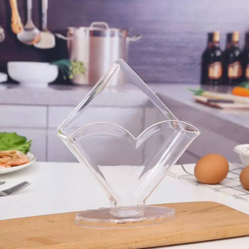 Clear Acrylic Tissue Box Holder | Modern Napkin Organizer Tissue Box Holder QXL