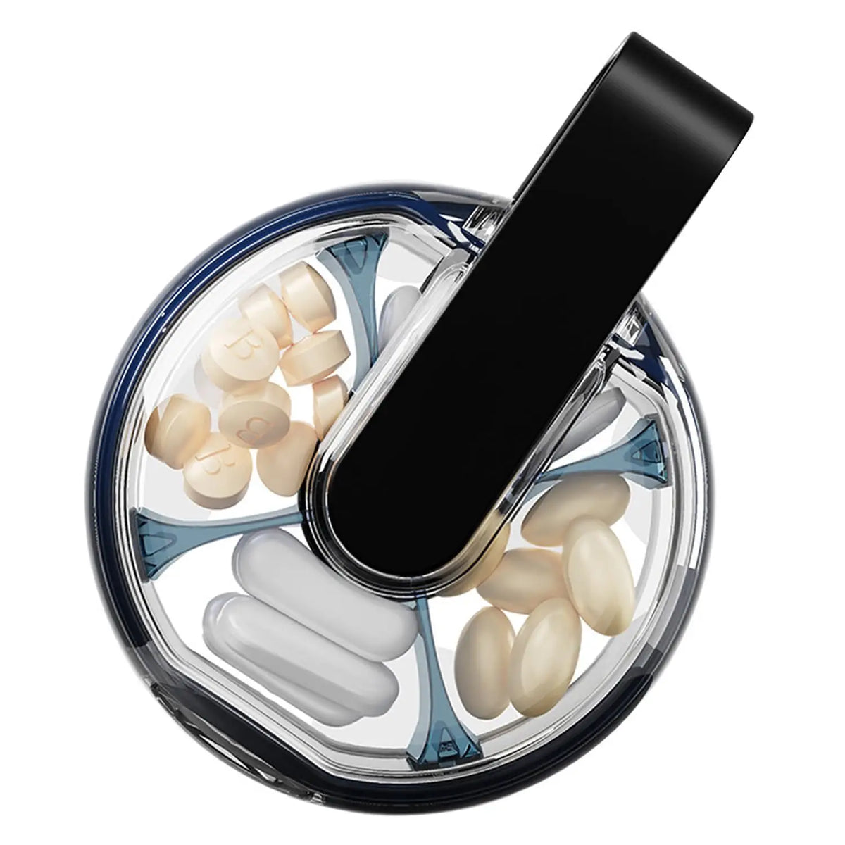 7-Day AM/PM Pill Organizer | Weekly Travel Medication Box Pill Organizer QXL