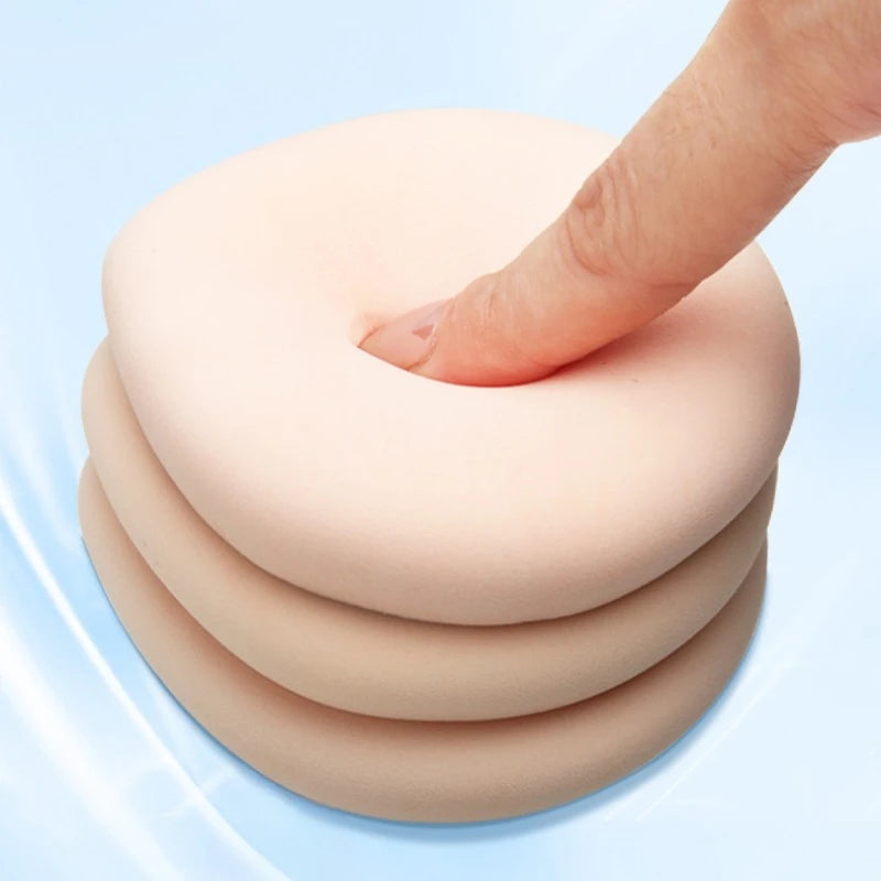 Denim Cosmetic Puff – Large Foundation & Concealer Sponge Makeup Sponge Puff QXL