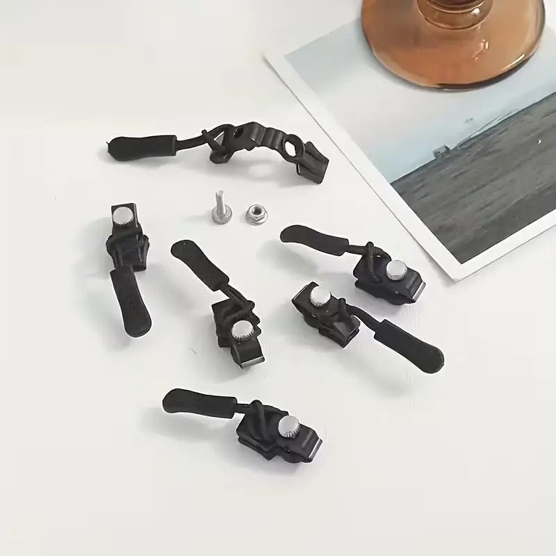 Zipper Repair Kit 3/6-Pc | Universal S/M/L Replacement Heads Zipper Repair Kit QXL