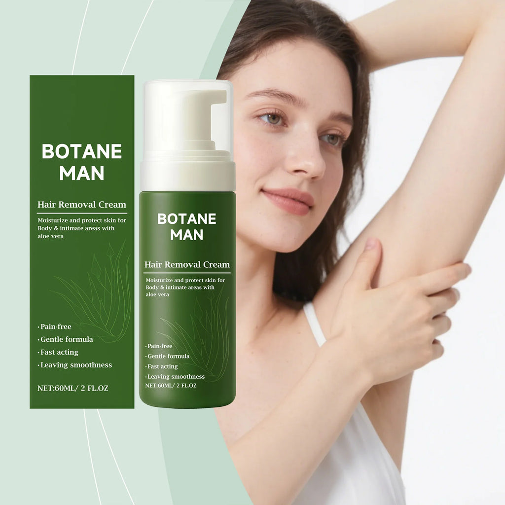 Hair Removal Mousse Spray | Gentle Depilatory Cream 60ml Depilatory Mousse Spray QXL
