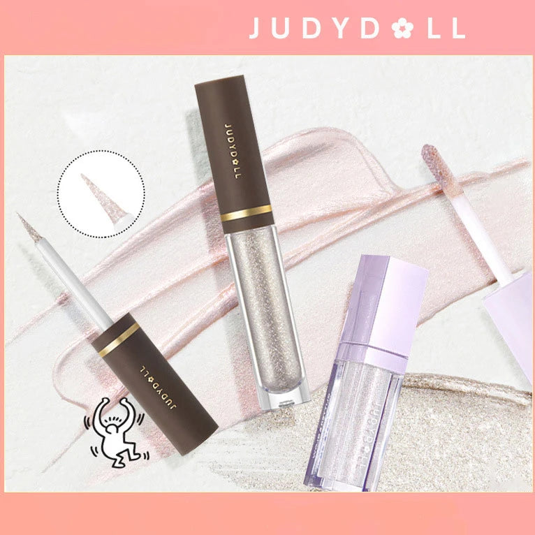 Judydoll Shimmer Glitter Liquid Eyeshadow | Highlighter Eye Makeup Liquid Eyeshadow QXL