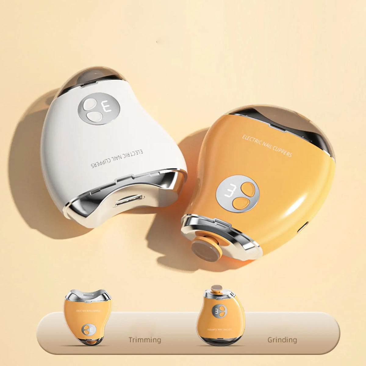 Electric Rechargeable Nail Trimmer & Grinder with Safety Guard Electric Nail Trimmer QXL