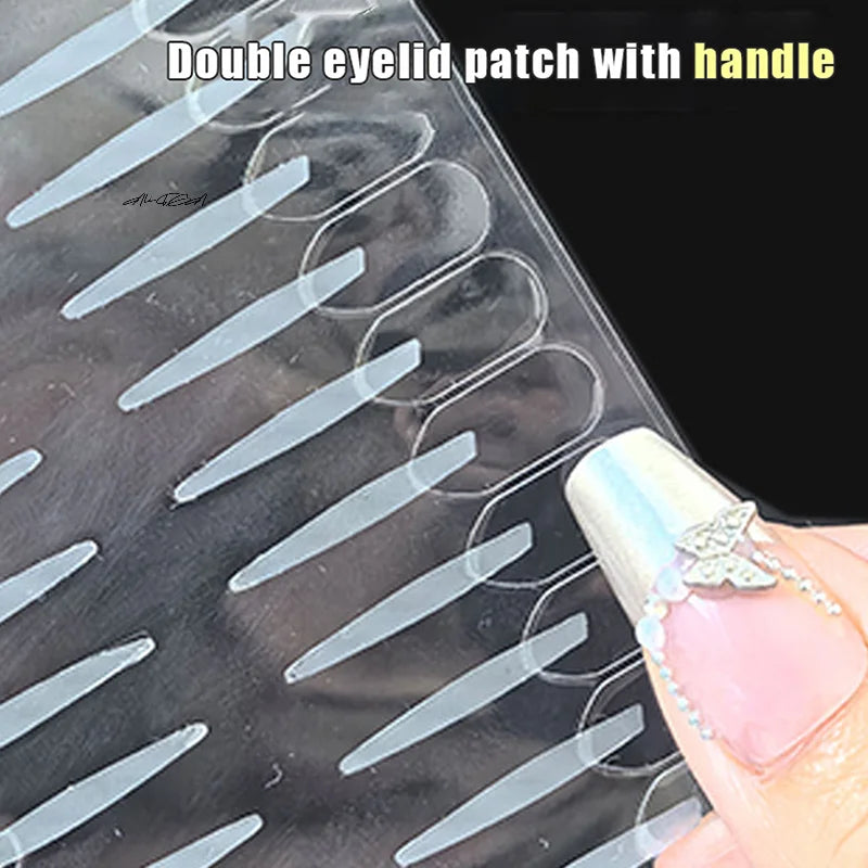 Invisible Double Eyelid Stickers with Handle | 96–320 Patches Eyelid Tape Stickers QXL