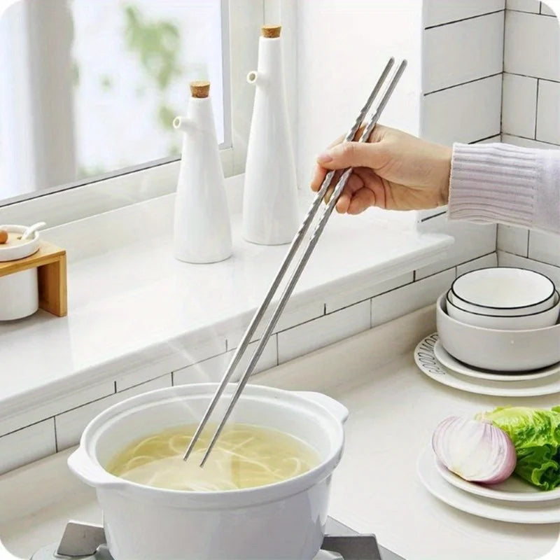 Extra Long Stainless Steel Cooking Chopsticks for Frying Cooking Chopsticks QXL