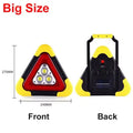 3-in-1 Solar Emergency Triangle Warning Light | 6400mAh Emergency Warning Triangle QXL Big Size