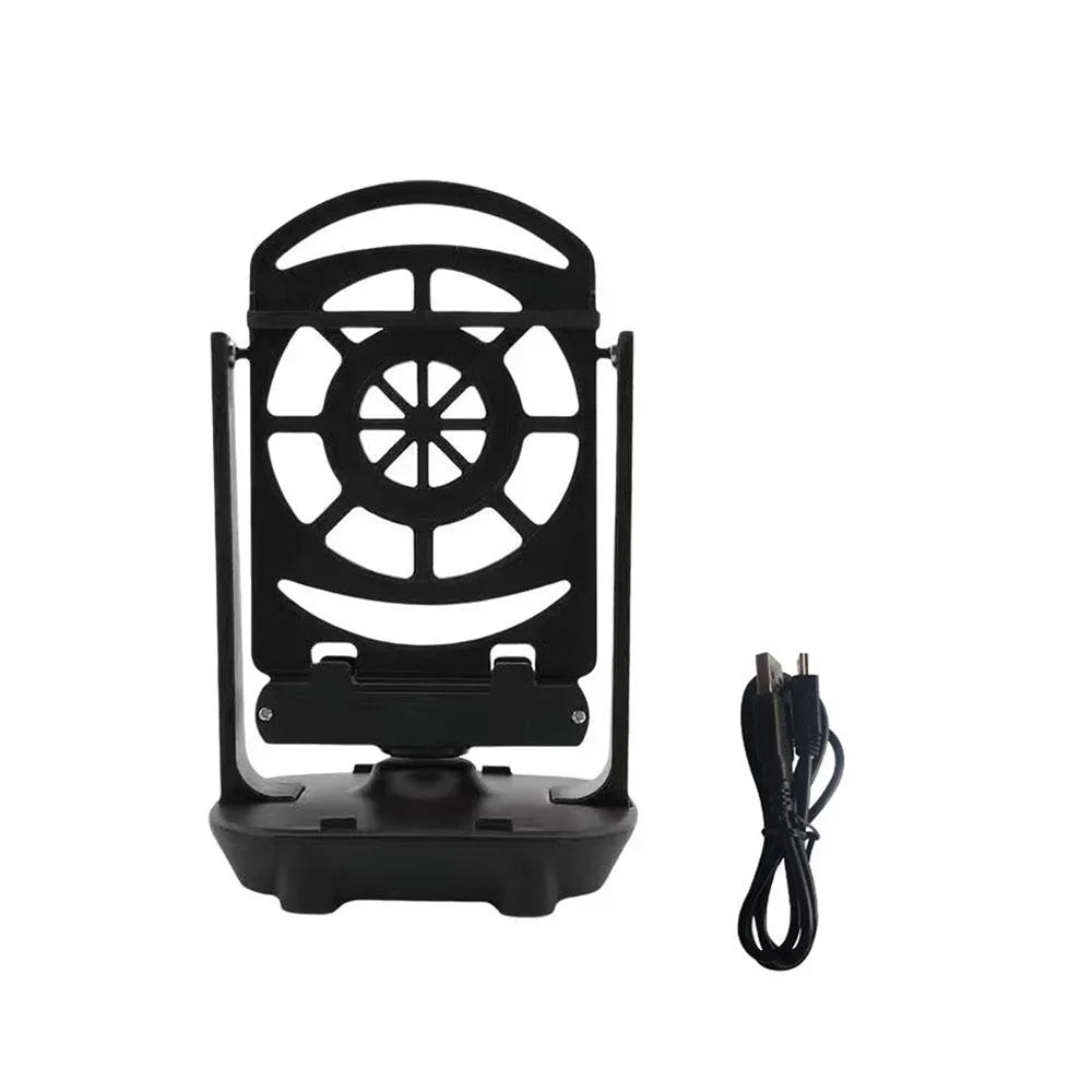 Automatic Phone Swing Shaker Stand | Pedometer Step Counter Phone Shaker Stand QXL black
