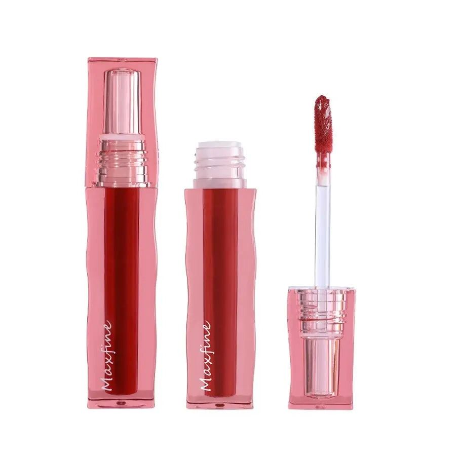 MAXFINE Moisturizing Lip Glaze – Pigmented & Waterproof Liquid Lip Glaze QXL