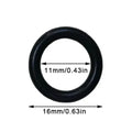 50-Pack Rubber O-Ring Seals for Garden Pipe Joints Garden Pipe Seals QXL 50PCS