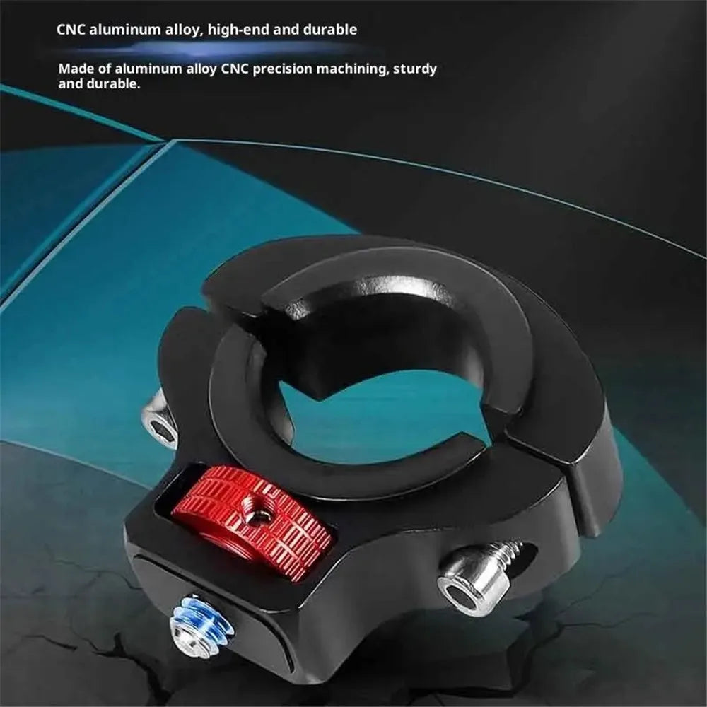 Bike & Motorcycle Handlebar Mount for GoPro, Insta360 & GPS Handlebar Camera Mount QXL