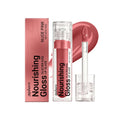 Hydrating Plumping Lip Gloss | Mirror Finish Liquid Lipstick Lip Gloss QXL Rose Red 4g
