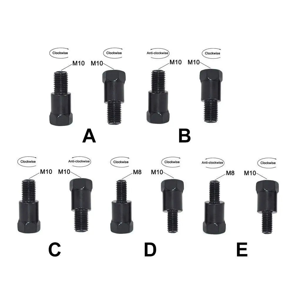 M10 to M10 Motorcycle Mirror Adapter Bolt | Thread Extender Mirror Adapter Bolt QXL