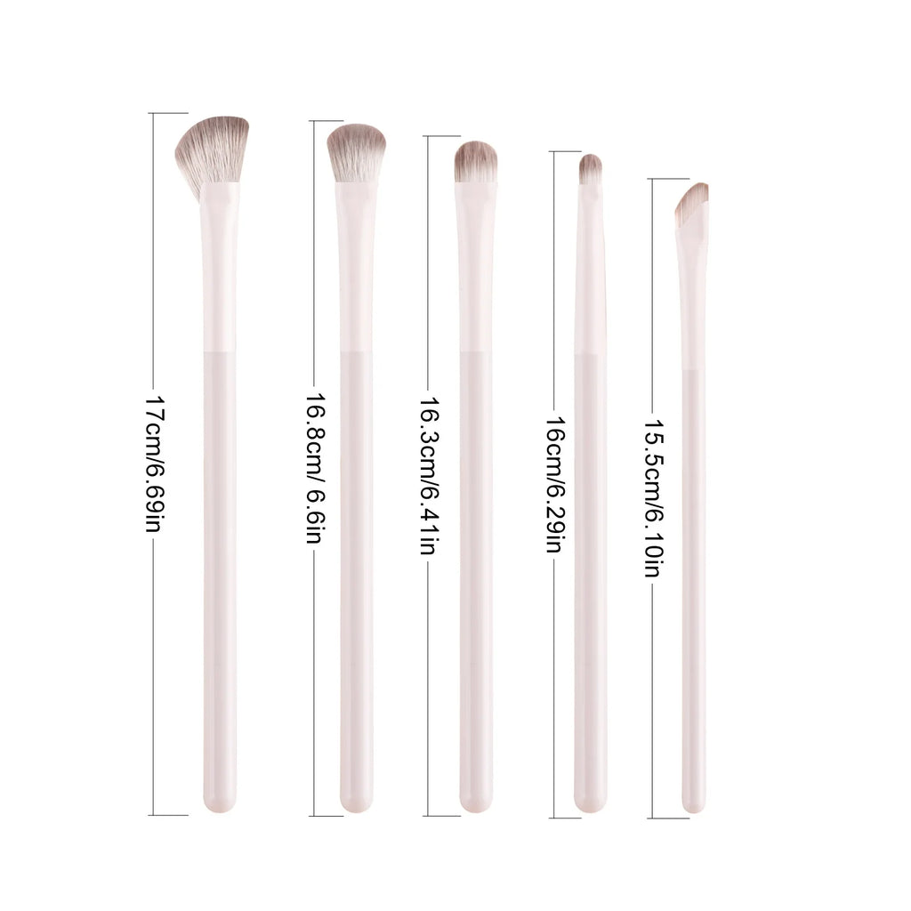 5-Piece Soft Bristle Eye Makeup Brush Set | Ronshadow Eye Makeup Brush Set QXL