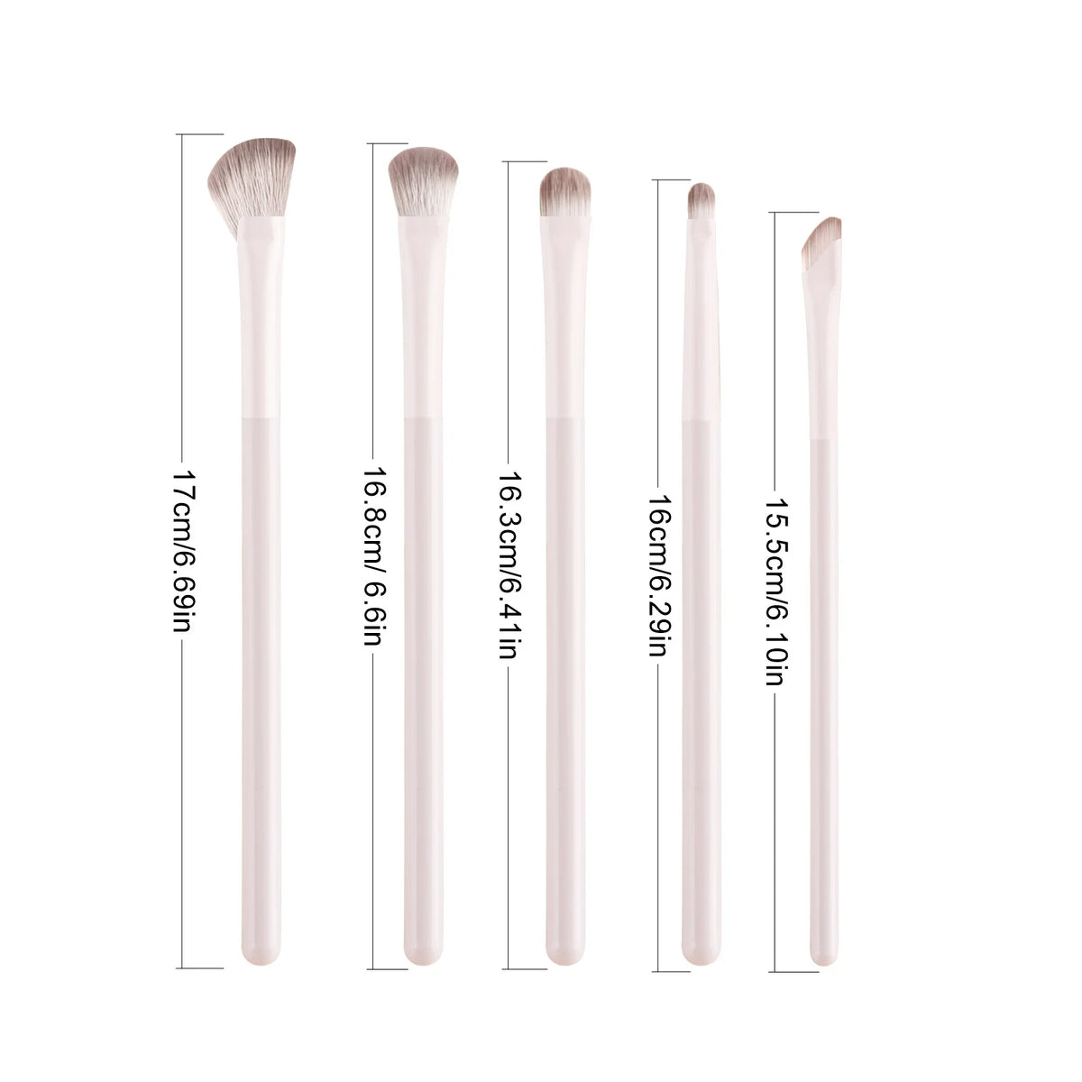 5-Piece Soft Bristle Eye Makeup Brush Set | Ronshadow Eye Makeup Brush Set QXL