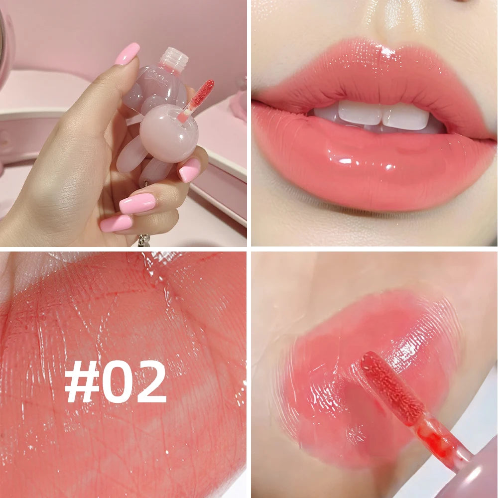 SAM SUGAR Bracelet Keychain Lip Gloss | Moisturizing Long-Lasting Lip Gloss QXL 02