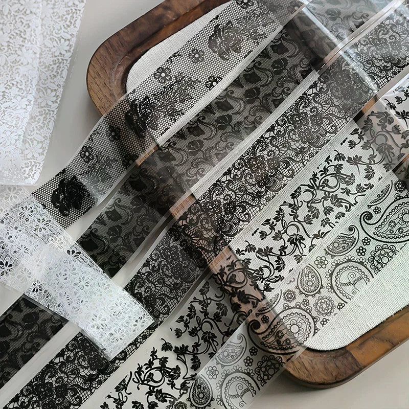 Lace Floral Nail Transfer Foils | Retro Starry Sky Stickers Nail Transfer Foils QXL