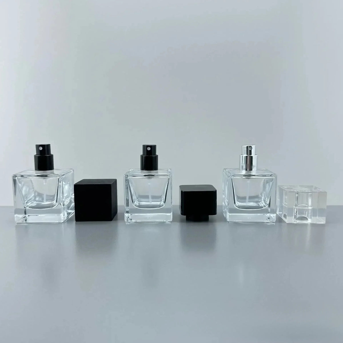 30ml Square Glass Perfume Bottle | Refillable Spray Atomizer Perfume Spray Bottle QXL