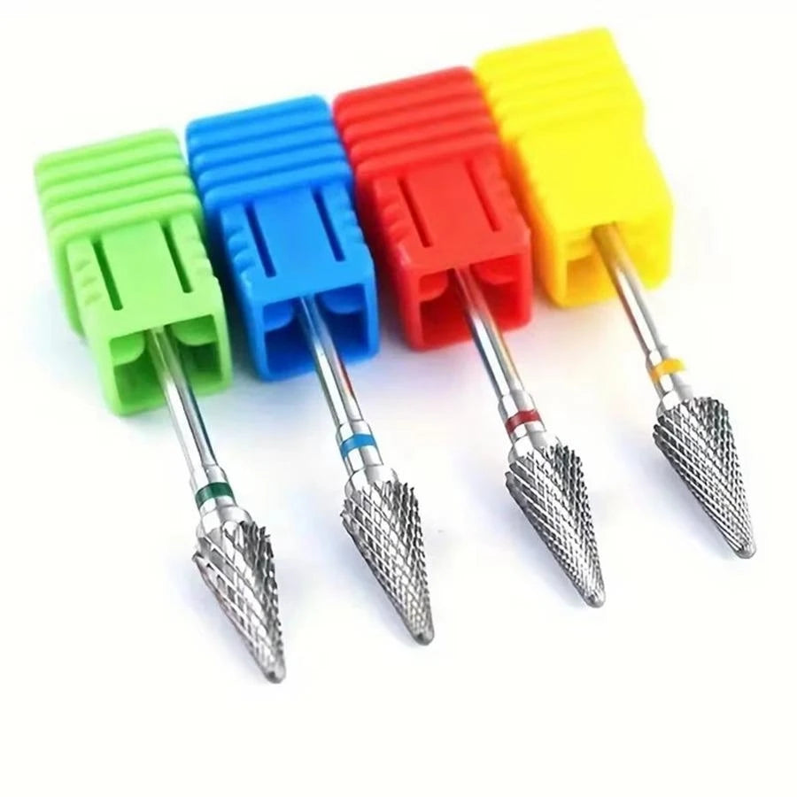 Tungsten Carbide Nail Drill Bits – Gel Polish Remover Set Nail Drill Bits QXL