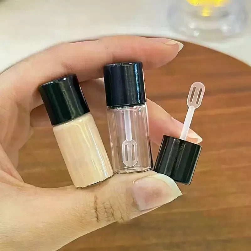 5/10-Pack 4ml Refillable Glass Foundation Travel Bottles Cosmetic Travel Bottles QXL