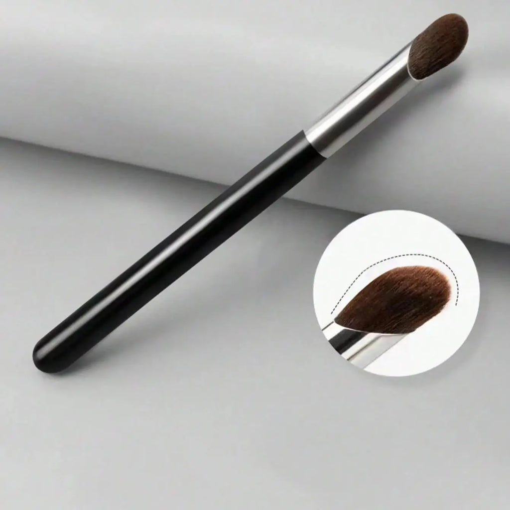 Black Round Head Concealer Brush – 1/2/3 Pack | Liplns Concealer Makeup Brush QXL 1PC-Black
