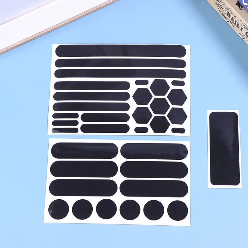 Black Reflective Stickers for Motorcycle Helmets & Bikes Reflective Helmet Stickers QXL