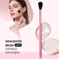 KOSSHOW Highlighter Makeup Brush | Soft Fluffy Blending Highlighter Makeup Brush QXL Pink