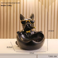 French Bulldog Resin Organizer Tray | Key & Desktop Storage Decorative Organizer Tray QXL Style 1