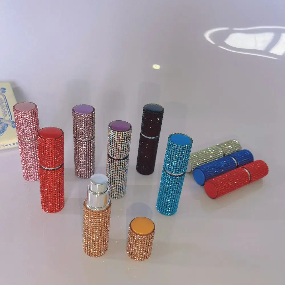 10ml Rhinestone Refillable Perfume Atomizer Spray Bottle Perfume Atomizer Bottle QXL