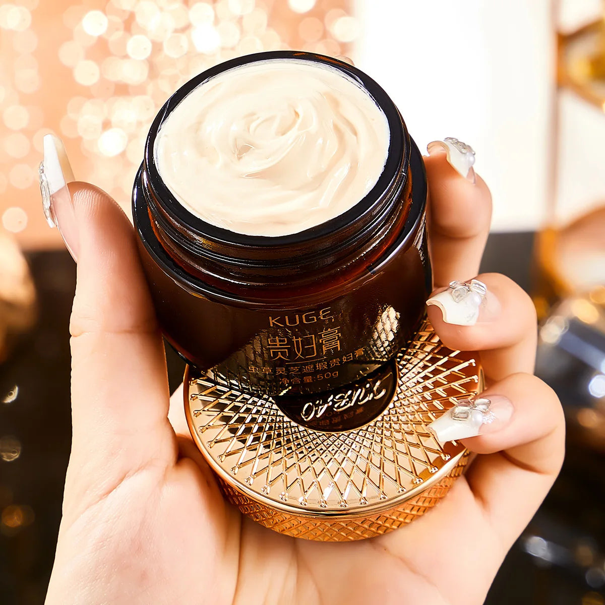 Kuge Cordyceps Lingzhi Moisturising Face Cream 50ml Moisturising Face Cream QXL
