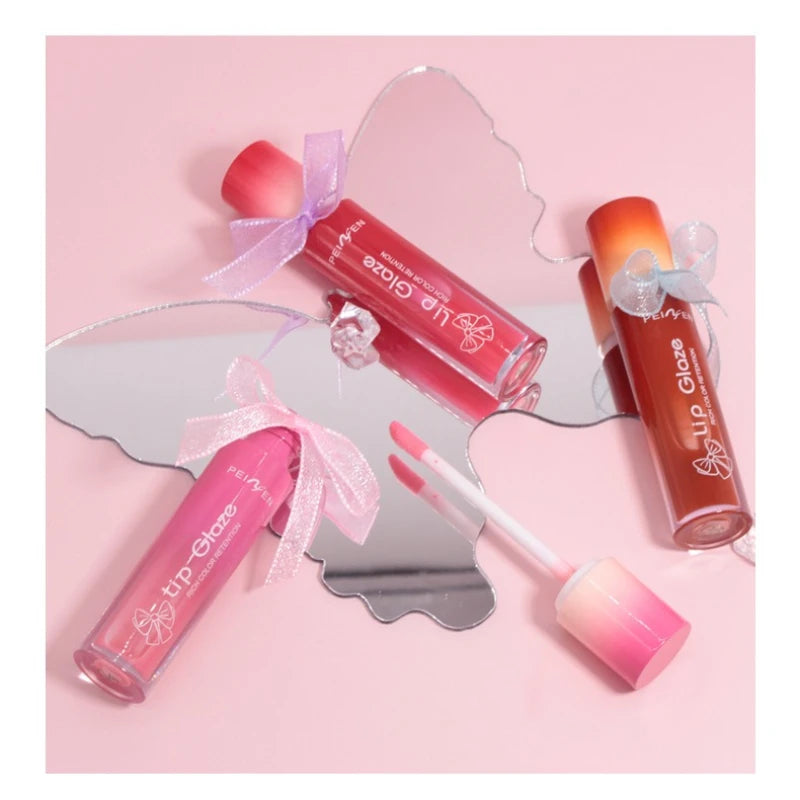 Mirror Pearl Lip Gloss Set | Waterproof Moisturizing Lipstick Pearl Lip Gloss Set QXL