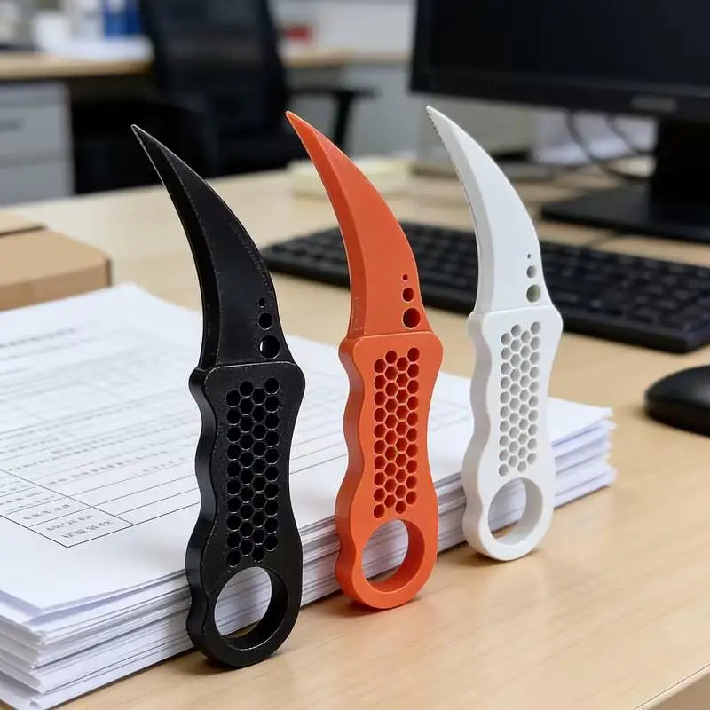 3D Printed Unboxing Tool 2-Pack | Non-Slip Package Opener Package Opener Tool QXL