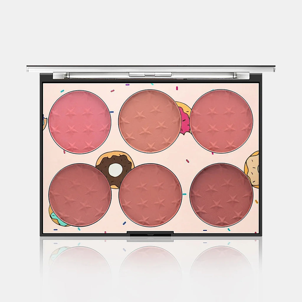 6-Color Matte Blush Palette | High Pigment Long-Lasting Blush Palette QXL