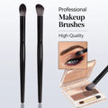KOSSHOW 2-Piece Eyeshadow Brush Set | Soft Gradient Blending Eyeshadow Brush Set QXL black