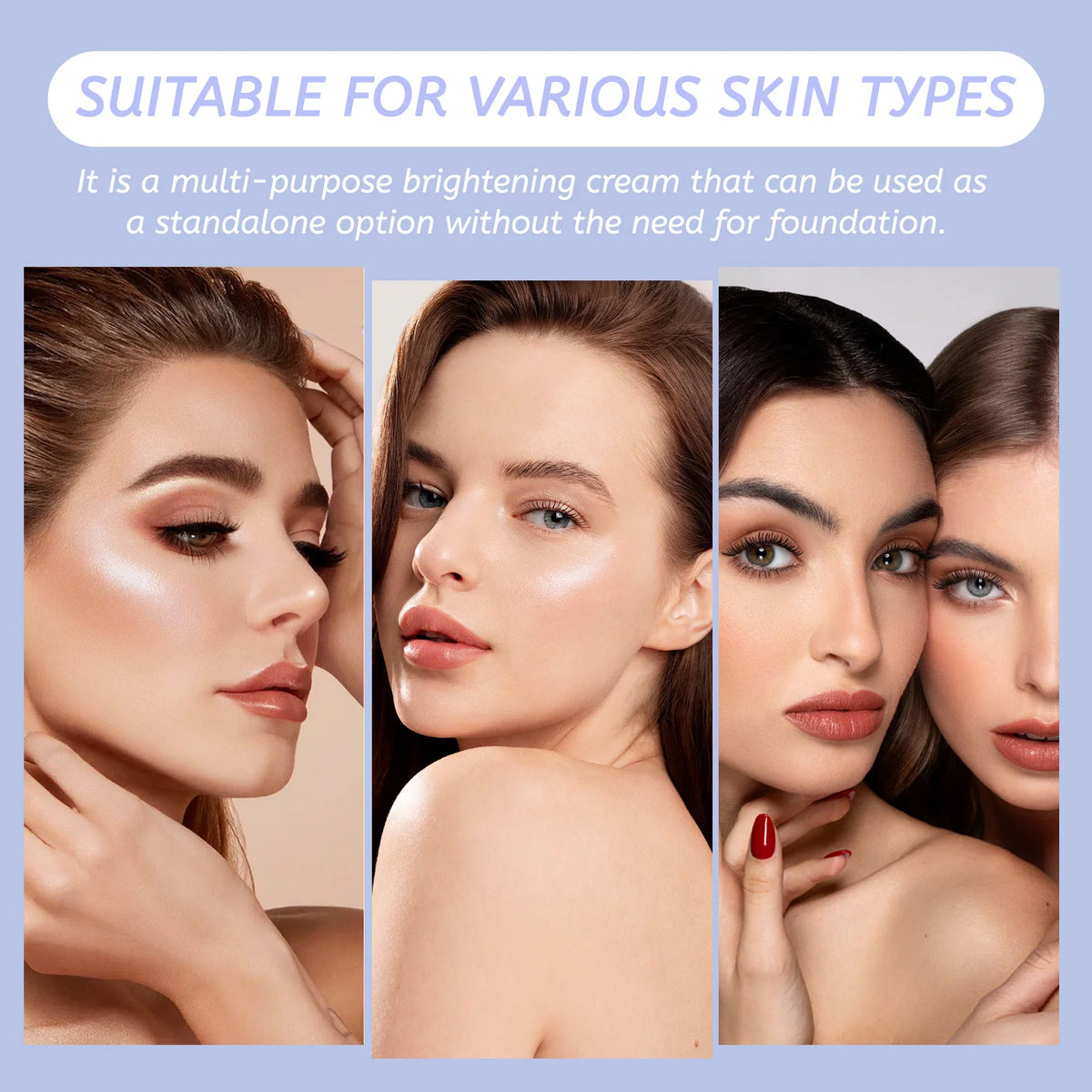DIMOT Brightening Makeup Primer | Pore Minimizer Cream Makeup Primer Cream QXL