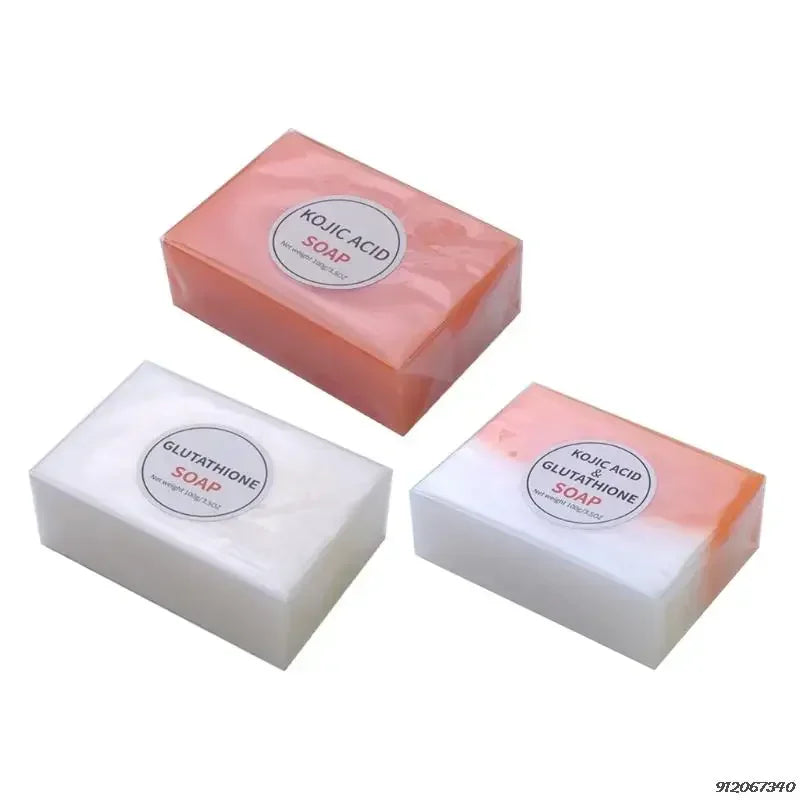 Kojic Acid & Glutathione Brightening Soap Set – 3×100g Brightening Bar Soap QXL