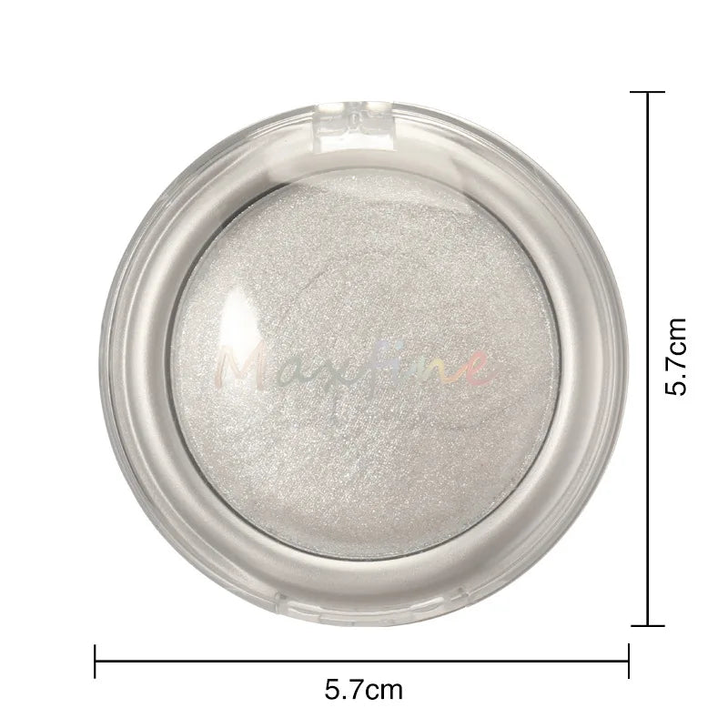 Star Aura Shimmer Highlighter Powder | Glitter Face Brightener Shimmer Highlighter Powder QXL