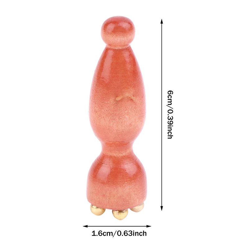 2-Pack Rosewood Gua Sha Eye Massage Sticks | Acupoint Tool Gua Sha Massage Tool QXL