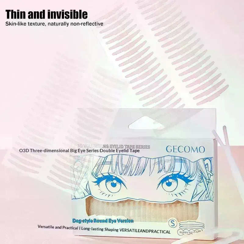 3D Invisible Double Eyelid Tape – 240 Fiber Lift Strips Eyelid Lift Tape QXL