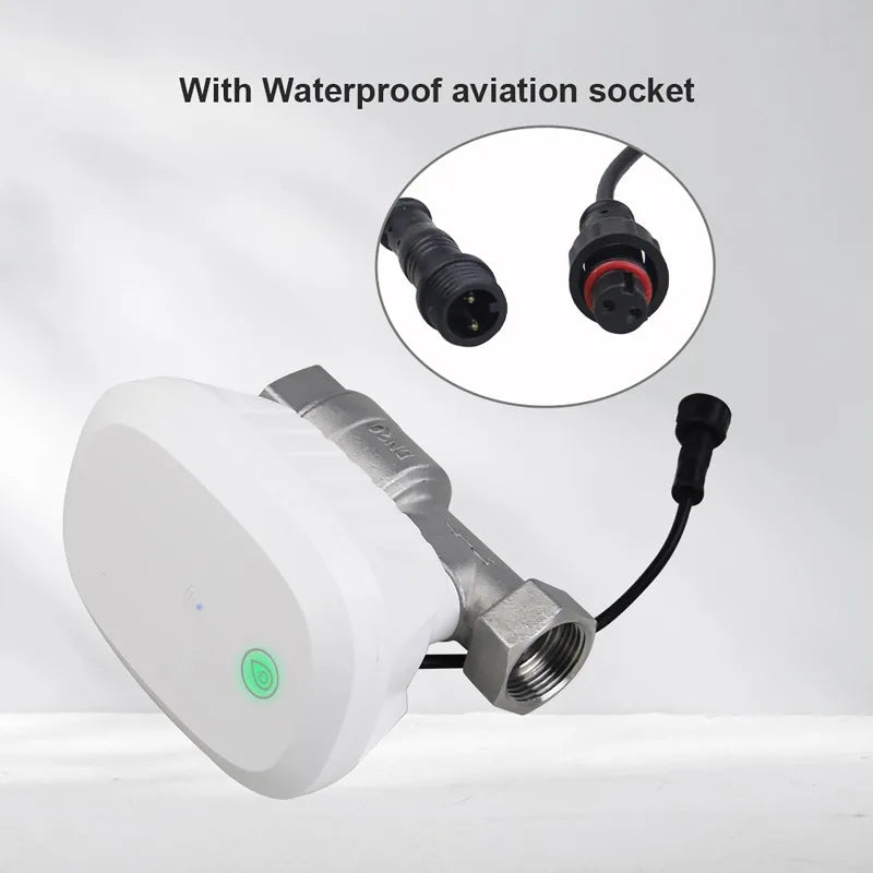 Tuya WiFi Smart Water Valve DN20 DN25 | App & Voice Control Smart Water Valve QXL