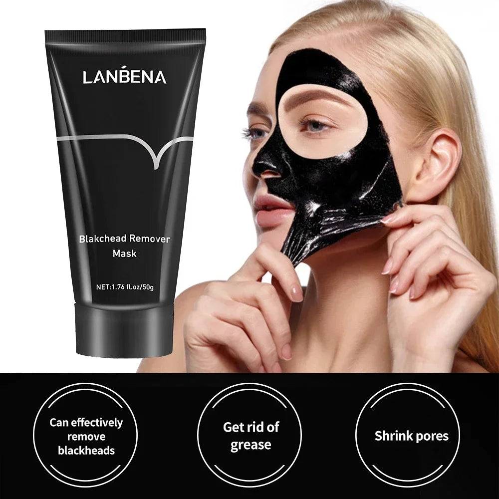 LANBENA Blackhead Remover Mud Peel-Off Face Mask 50g Peel-Off Face Mask QXL Default Title