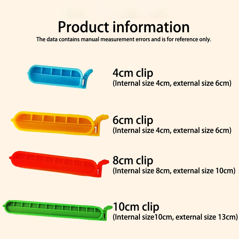 Dialysis Bag Clamp Clips 4–10cm | PP Tubing Closure Multicolor Tubing Clamp Clip QXL