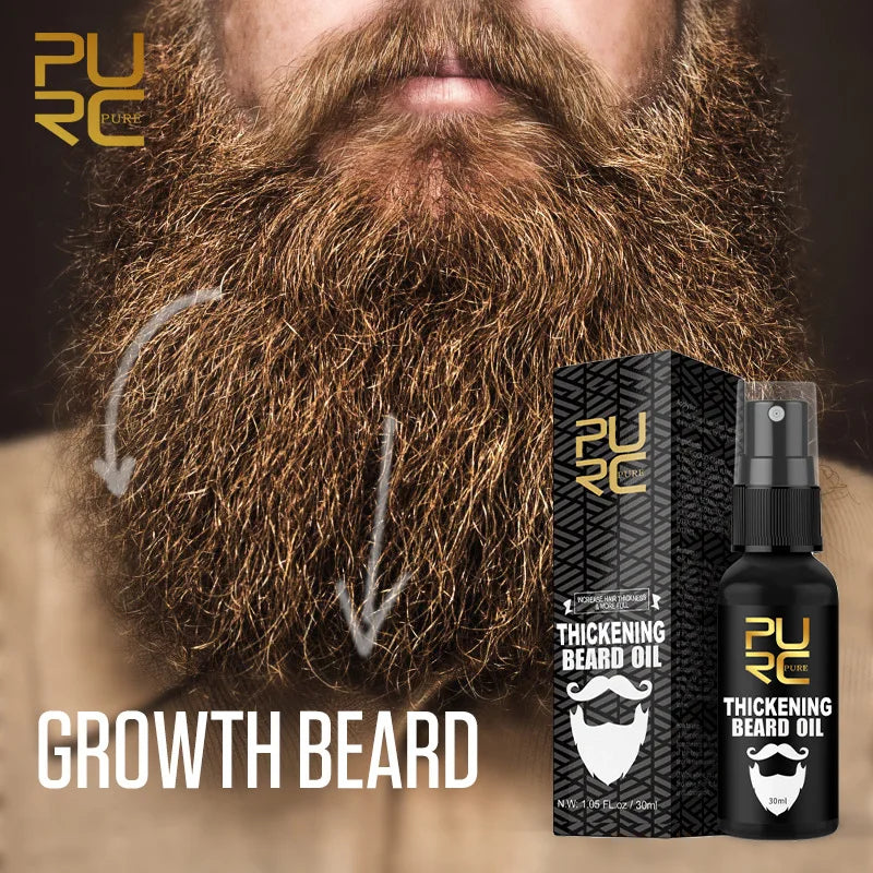30ml Beard Care Serum Spray – Hydrating & Nourishing for Men Beard Care Serum QXL