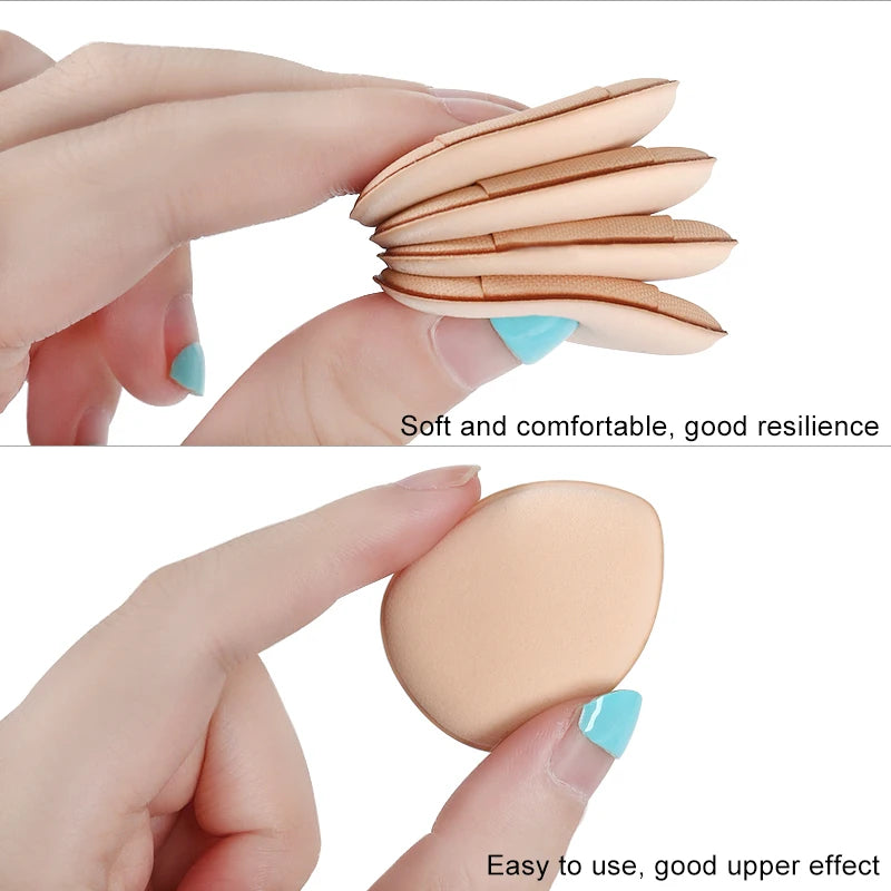 50/100-Pack Mini Finger Makeup Sponge Puffs | Foundation & Concealer Makeup Sponge Puffs QXL