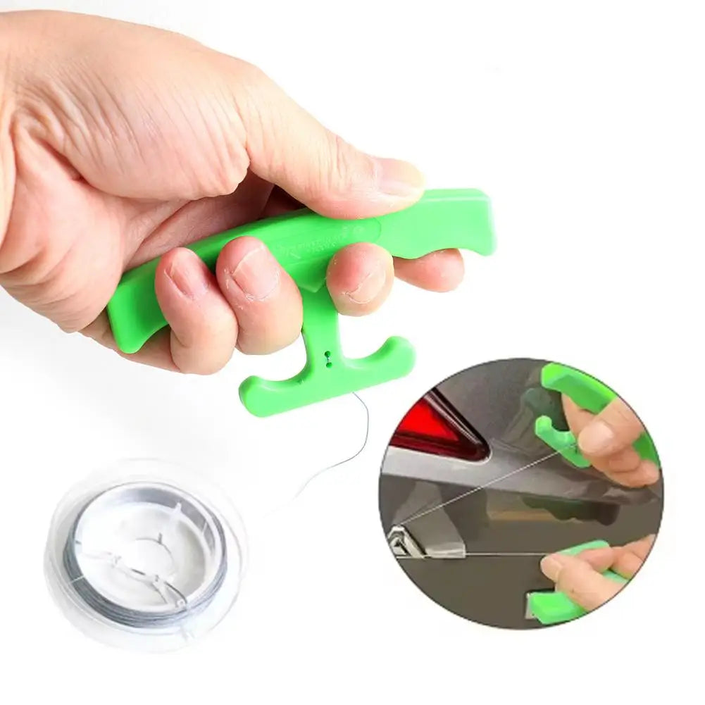Car Emblem Removal Tool Kit – Nylon Wire Debadge Set Auto Debadge Tool QXL