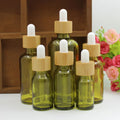 Green Glass Dropper Bottle 5–100ml | Essential Oil Storage Glass Dropper Bottle QXL 5ml