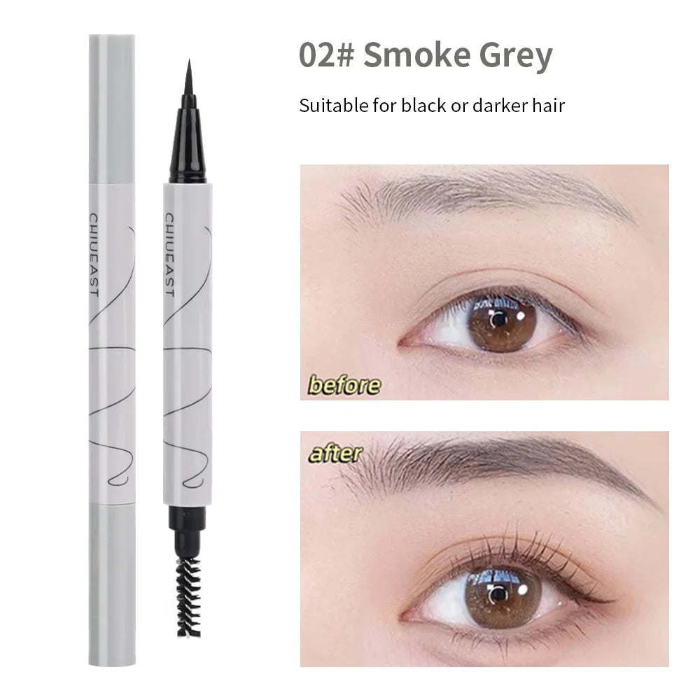 Waterproof Liquid Eyebrow Pencil & Eyeliner Pen | Long-Lasting Liquid Eyebrow Pencil QXL 002
