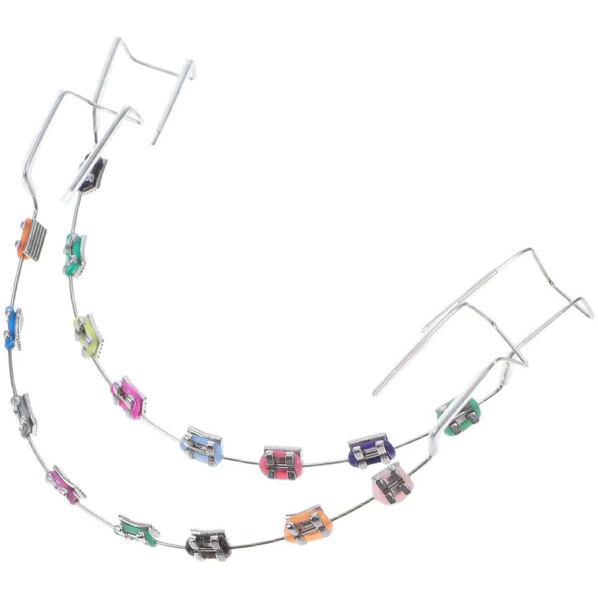 Dental Practice Brackets, Wires & Ligature Ties Teaching Set Dental Teaching Props QXL
