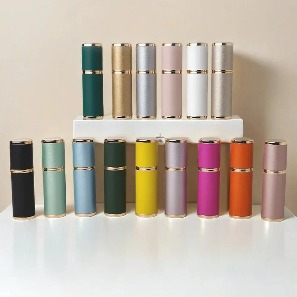 6ml Leather Refillable Perfume Atomizer | Mini Travel Spray Bottle Perfume Atomizer QXL