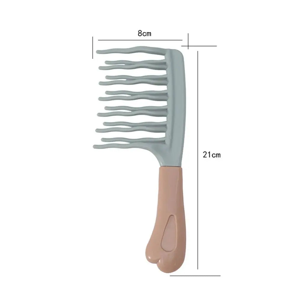 Double Row Wide Tooth Comb – Lightweight, Easy to Clean Wide Tooth Comb QXL